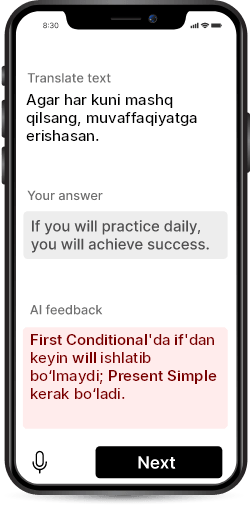 Ingliz tili grammatikasi trenajori